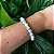 Pulseira Pedra Howlita 8mm - Serenidade, calma e paz - Imagem 2