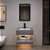 Kit Gabinete de Banheiro em Porcelanato com Espelho 04502 - Imagem 1