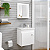 Armário Iris 44cm Branco com Espelho MGM - Imagem 1