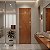 Porta Brilhante Madeira Mogno R04 80cm Direita - Imagem 1