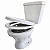 Vaso Acoplado Branco Com Kit Completo - Imagem 1