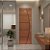 Porta Brilhante Madeira Mogno R02 60cm Direita - Imagem 1
