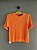 Blusa Manga Curta Tricô Laranja Coral - Imagem 1