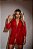 9016 ROBY EM TULE COM DETALHES EM RENDA VERMELHO - Imagem 1