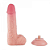 PÊNIS SUPER REALÍSTICO DUPLA CAMADA VENTOSA REMOVÍVEL 18,5X4CM 7981 - Imagem 4
