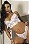 CONJUNTO SENSUAL CROPPED RENDADO SEM BOJO 04025 - Imagem 2