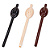 KIT CANUDOS VAGINA PUSSY STRAWS BEGE MARROM PRETO 9 UNIDADES - Imagem 6