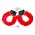 ALGEMA DE METAL FURRY LOVE CUFFS VERMELHA - Imagem 1