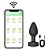 PLUG ANAL DE SILICONE COM VIBRO POR APLICATIVO - Imagem 1