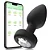 PLUG ANAL DE SILICONE COM VIBRO POR APLICATIVO - Imagem 2