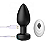 PLUG ANAL EM SILICONE COM VIBRAÇÃO E CONTROLE - Imagem 5