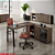 Conjunto Mesa Diretiva Marzo Prima Arq - Imagem 1