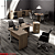 Conjunto Mesa Diretiva Marzo Prima Clean - Imagem 1