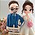 Topo de Bolo Casamento Placas de viagem 15cm - Imagem 5