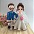 Topo de Bolo Casamento Placas de viagem 15cm - Imagem 1