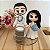 Noivinhos para Topo de Bolo Umbanda casamento 9cm - Imagem 3