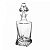 Garrafa para Whisky de Cristal Tortile 750ml - Wolff - Imagem 1