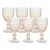 Jogo 6 Taça de Vidro Furta Cor Roman Rainbow para Água Transparente 345ml - Imagem 1