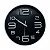 Relógio de Parede Preto com Branco Lyor - Imagem 1