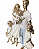Escultura Decorativa Família Casal + 3 Filhas - Imagem 2