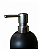 Porta Sabonete Líquido Preto - Imagem 2