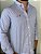 Camisa Social R.L Algodão Custom Fit Listra Azul - Imagem 2