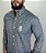 Camisa Social R.L Algodão Custom Fit Xadrez Preta - Imagem 2