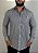 Camisa Social R.L Algodão Custom Fit Micro Xadrez Preta - Imagem 1