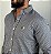 Camisa Social R.L Algodão Custom Fit Micro Xadrez Preta - Imagem 2