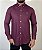 Camisa Social R.L Oxford Custom Fit Lisa Vinho - Imagem 1