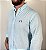 Camisa Social R.L Linho Custom Fit Azul claro - Imagem 2