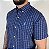 Camisa Social R.L Algodão Custom Fit Xadrez Azul - Imagem 2