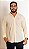 Camisa Social R.L Linho Custom Fit Amarela - Imagem 1
