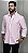 Camisa Social R.L Linho Custom Fit Rosa - Imagem 3
