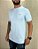 Camiseta Básica Tommy Hilfiger Azul Claro - Imagem 1