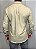 Camisa Social R.L Oxford Custom Fit cor Caqui - Imagem 3