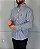 Camisa Social R.L Algodão Custom Fit Micro Xadrez Azul - Imagem 2