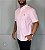 Camisa Social R.L Algodão Custom Fit Micro Xadrez Rosa Claro - Imagem 2