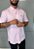 Camisa Social R.L Algodão Custom Fit Micro Xadrez Rosa Claro - Imagem 3