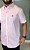 Camisa Social R.L Algodão Custom Fit Micro Xadrez Rosa Claro - Imagem 7