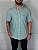 Camisa Social R.L Algodão Custom Fit Micro Xadrez Verde - Imagem 1