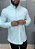 Camisa Social R.L Oxford Custom Fit  Verde Água - Imagem 2