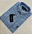 Camisa Social R.L Linho Custom Fit Azul - Imagem 1