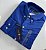 Camisa Social R.L Oxford Custom Fit Azul - Imagem 1