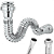SIFÃO FLEXÍVEL SANFONADO UNIVERSAL CROMADO P/ PIA, CUBA E TANQUE - Imagem 4