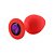 Plug Anal Silicone Vermelho M - Imagem 2