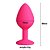Plug Anal Silicone Vermelho M - Imagem 5