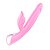 Vibrador com Estimulador de Clitóris - Rosa - Xuanai - Imagem 1