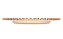PRATO RASO CRISTAL AMBAR CORACAO 28CM 1537 LYOR - Imagem 2