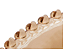 PRATO RASO CRISTAL AMBAR CORACAO 28CM 1537 LYOR - Imagem 3